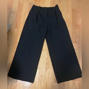 Asos pinstripe wide leg pants 8, only worn twice!